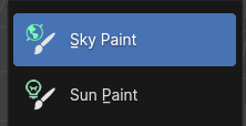 List of tools: Sky Paint, Sun Paint